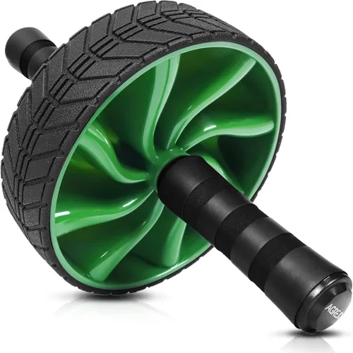 Ab Roller Wheel - AGREJO Ab Workout Equipment for Abdominal & Core Strength Training, Home Gym Fitness Equipment, Exercise Wheel for Men Women Verde