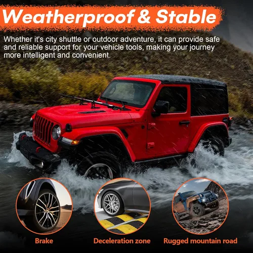 Miniatura 4 de Soportes de montaje para capó de gato de alta elevación compatibles con Jeep Jack Mount JK 2007-2018, soporte de montaje de gato todoterreno Hi Lift