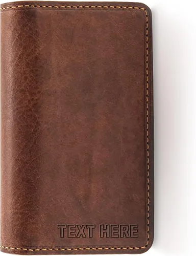 Tony Perotti Italian Leather Business Card Holder for Men and Women - Eco-Friendly Vegetable-Tanned Full Grain Leather Business Card Wallet Made in