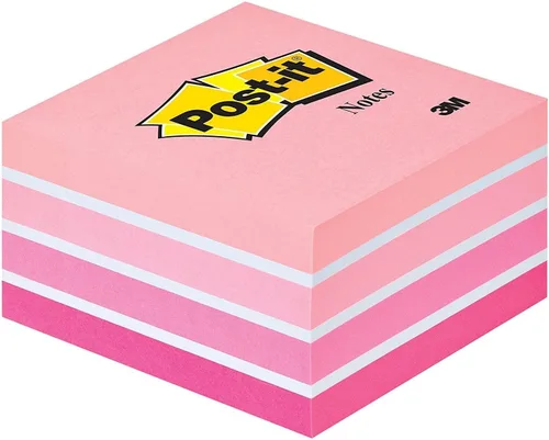 Miniatura 5 de Post-it Sticky Notes Cube - Paquete de 1 bloc de notas (450 hojas, 2.992 x 2.992 in), color amarillo canario, notas autoadhesivas para tomar notas