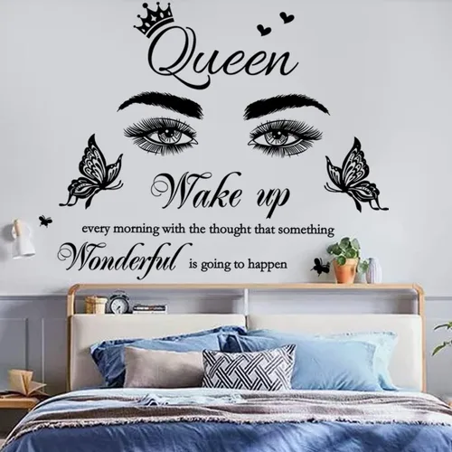 Miniatura 8 de Calcomanía de pared con cita "Live Every Moment Laugh Every Day Love Beyond Words", calcomanías de pared motivacionales para la familia, calcomanías