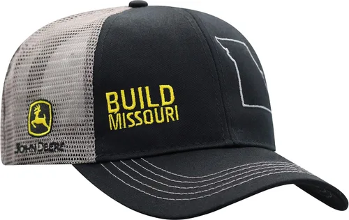 Miniatura 2 de John Deere Build State Pride - Gorra negra y gris, Amarillo, gris