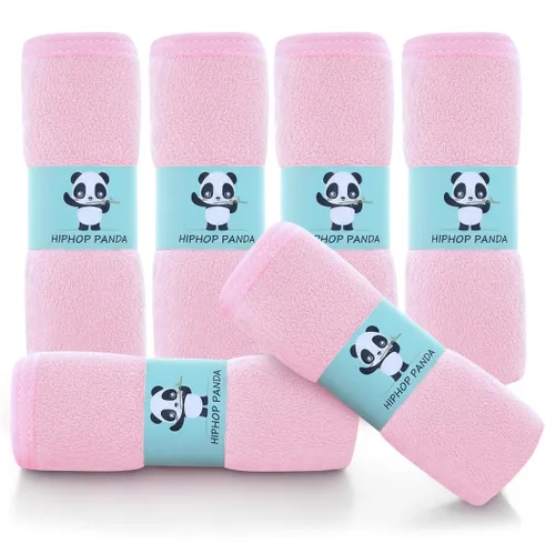 Miniatura 34 de HIPHOP PANDA Toallitas para bebé, rayón hecho de bambú - 2 capas ultra suaves y absorbentes, toalla facial de baño para recién nacidos - toallitas
