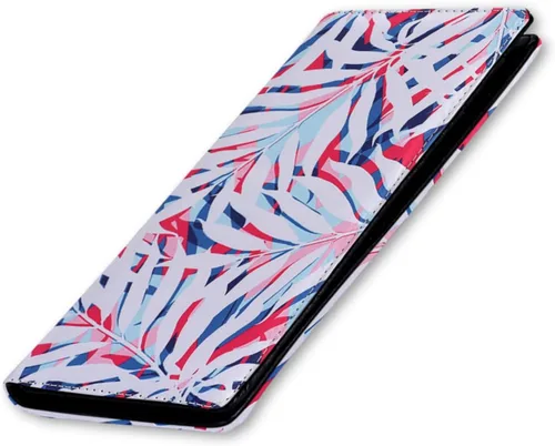 Miniatura 27 de HUA ANGEL Billetera para mujer, ultra delgada y delgada, con bloqueo RFID, tarjetero de crédito, doble embrague, carteras largas, regalo para A-ámbar