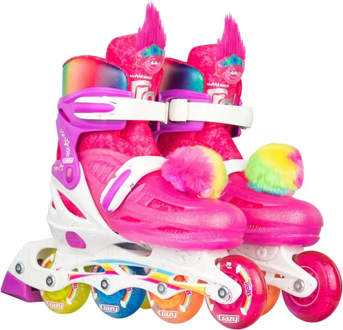Miniatura 7 de Crazy Skates Trolls Size Adjustable Roller Skates - Featuring Poppy or Barb from Trolls