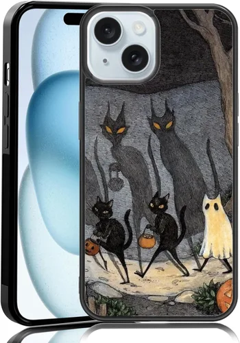 Miniatura 71 de Elegante funda de teléfono con diseño de gato Marie compatible con iPhone 11, funda de encaje dorado para iPhone, a prueba de golpes, rosa fucsia