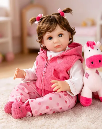 Aori Muñecas Reborn Baby Girl – 22 pulgadas realista realista recién nacido – Muñeca de vinilo suave hecha a mano con accesorios de alimentación |