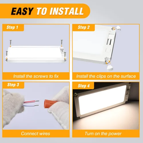 Miniatura 3 de Nilight LED Interior Light 2PCS 12.5 Inch 10W 96LEDs 3 Color Dimmable (3100K-6500K) with Memory Function, 12V-30V Ceiling Lights for RV Camper