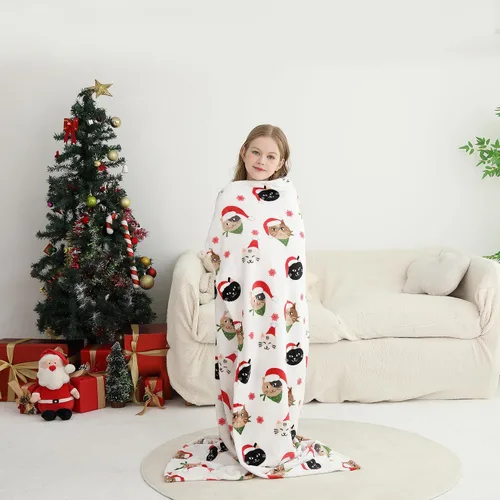 Miniatura 7 de Manta para niños Softan para niñas y niños, manta de franela cálida y suave para niños pequeños para sofá, sofá cama, manta de franela suave y Gato