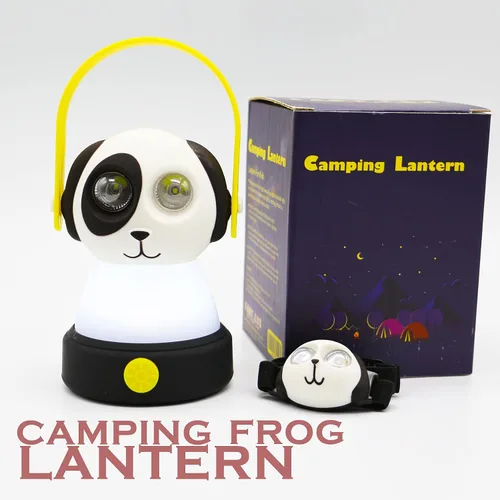 Miniatura 8 de Equipo para exteriores Linterna LED para acampar y juego de lámpara frontal para niños, FANT.LUX luz nocturna alimentada por batería