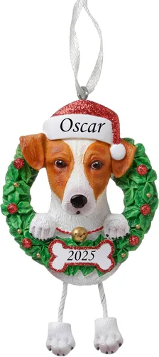 Miniatura 29 de Adorno personalizado para 2025, raza pura de perro Beagle, adorno para árbol de Navidad, decoración profesional personalizada, regalo para cachorro