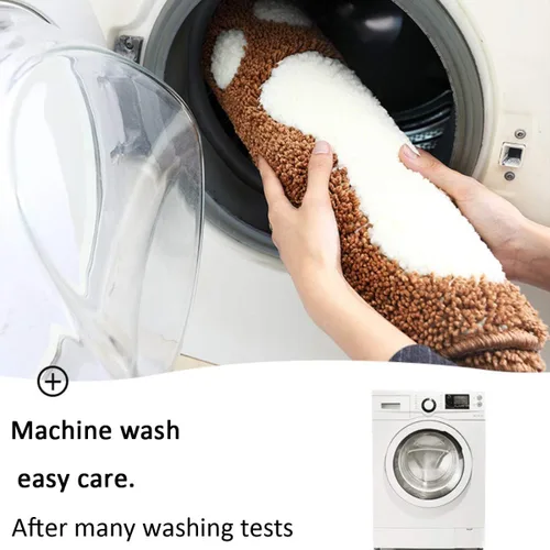 Miniatura 6 de Alfombras de baño, absorbentes de agua, antideslizantes, para usar en el baño, ducha, habitación, etc. Tapete de baño de microfibra suave, lavable a