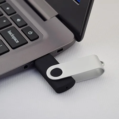 Miniatura 4 de KOOTION 20 unidades de unidades flash USB de 1 GB, unidades flash a granel, memorias 1G, unidades de pulgar giratorias 2.0, negro, paquete de 20