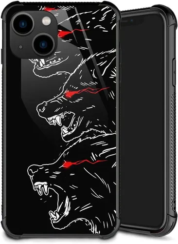 Miniatura 67 de Funda compatible con iPhone Xs, diseño de plexiglás X para niños y hombres, diseño de lobo malo, a prueba de golpes, antiarañazos, para iPhone X/Xs