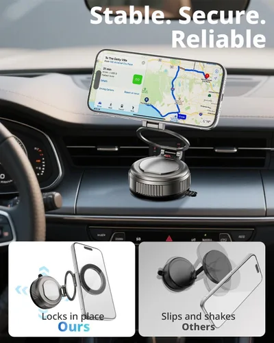 Miniatura 3 de UBeesize 2025 Actualizado Soporte Magnético de Vacío Magsafe Gira 360° para Teléfono en Coche