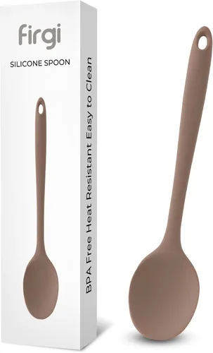 Miniatura 9 de Espátula de silicona de platino – Espátula de silicona sin BPA para cocinar – Utensilios de cocina resistentes al calor para sartenes antiadherentes
