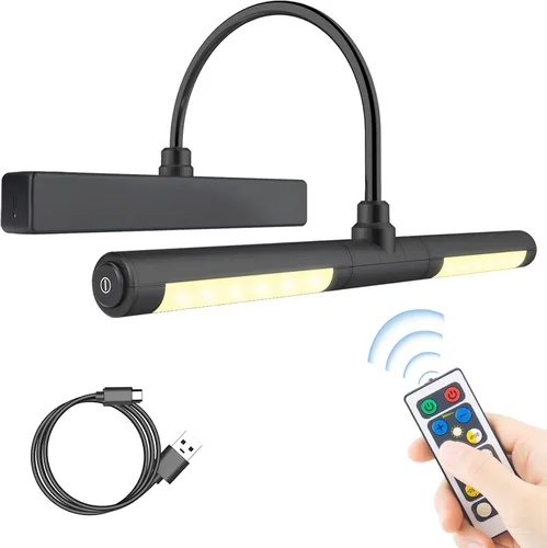 Miniatura 29 de LUXSWAY - Iluminación LED inalámbrica para marcos de fotos, iluminación recargable para exhibición de arte, clip para cuadros, luces para sobre