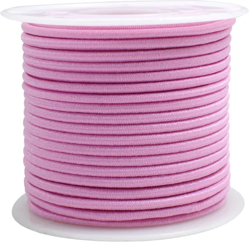 Miniatura 15 de 12 rollos de cuerda elástica colorida de 2 mm de diámetro, cuerda elástica redonda azul con cuentas para cuentas de burbuja de silicona Pony