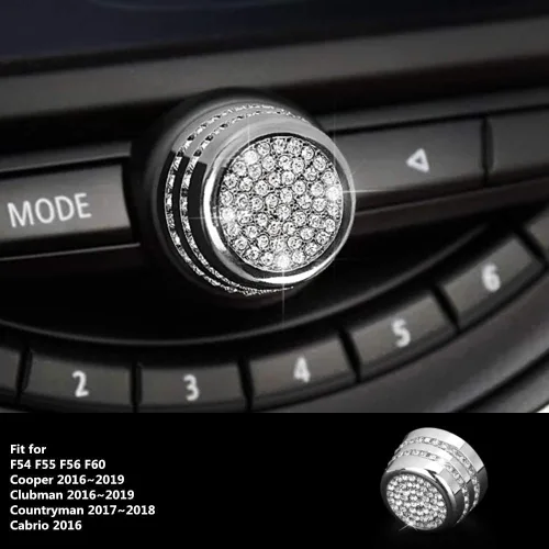 Miniatura 10 de Accesorios interiores brillantes para Mini Cooper F54 F55 F56 F60 con diamantes de imitación de cristal de modificación de moda