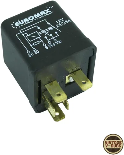 Miniatura 2 de Relé, Faros delanteros 12 voltios, para Beetle & Bus 67-79 Ghia 67-74, compatible con Dune Buggy