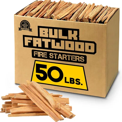 Miniatura 7 de Palos de madera Eco-Stix FATWOOD iniciadores de fuego – 100% orgánico – Encendedor para estufas de leña, chimeneas, fogatas, hogueras, 11.34 kg 25
