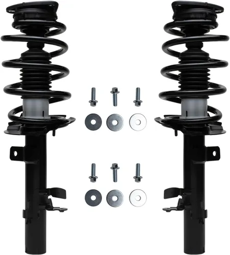 Miniatura 3 de Detroit Axle - Kit de 4 puntales para Ford Escape 2014-2019, 2 amortiguadores traseros ensamblaje 2 puntales delanteros y resortes helicoidales 2015