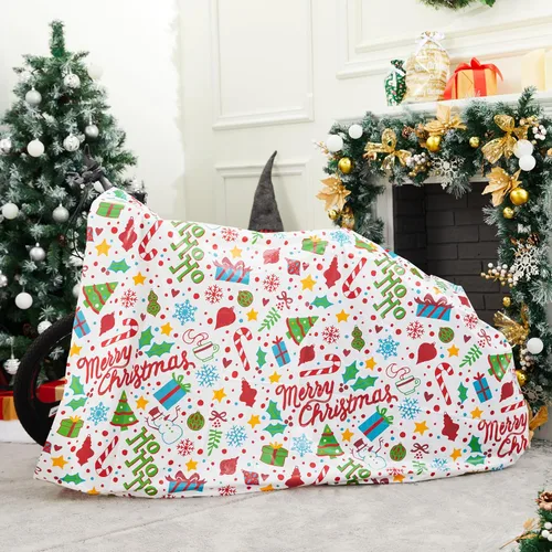 Miniatura 7 de JOYIN 2 bolsas de regalo jumbo de Navidad de 72 x 60 pulgadas con etiquetas para regalos grandes de alta resistencia, bolsa de bicicleta de Navidad