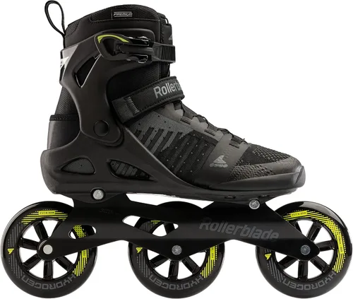 Miniatura 2 de Rollerblade Macroblade 110 3WD - Patines en línea para hombre y adulto, color negro y lima, patines en línea de rendimiento