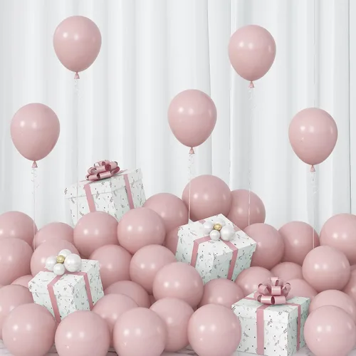 Miniatura 21 de Globos azul claro de látex de 5, 10, 12, 18 pulgadas, diferentes tamaños, 103 piezas de globos mate azul cielo azul bebé para decoración de fiesta