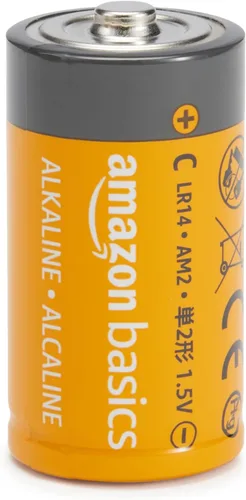Miniatura 2 de Amazon Basics Paquete de 24 pilas alcalinas multiusos de celda C, 1.5 voltios, 5 años de vida útil