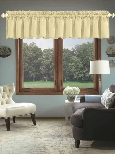 Miniatura 19 de Cortinas de cocina negras Ladity - 2 paneles de cortinas cortas opacas, 36 pulgadas, privacidad, niveles de café, cortinas de granja para ventana