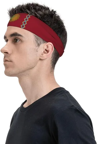 Miniatura 2 de Panteera Wayuu Headband for Men Women Sports Sweatband for Fitness Exercise Moisture Wicking Running Yoga Hairbands