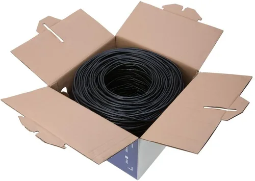 Miniatura 5 de Cables Direct Online Cable de entierro directo CAT5e FTP de 500 pies para exteriores, 24 AWG, resistente a los rayos UV, sin blindaje, alambre