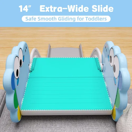 Miniatura 2 de Glaf Tobogán para sofá y escalera para niños pequeños, 14 pulgadas de ancho, ajustables, para interiores, escaleras, sofá, cama, plegable, duradero