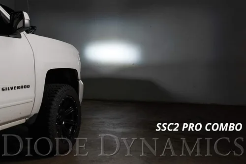 Miniatura 5 de Kit de luz de cuneta retroiluminada Diode Dynamics Serie Stage compatible con Chevrolet Silverado 1500 2014-2019, C2 1.0 Sport Combo Amarillo