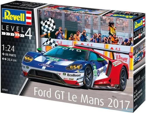 Miniatura 12 de Revell RV07041 2017 Ford Gt - Kit de modelo Le Mans, varios