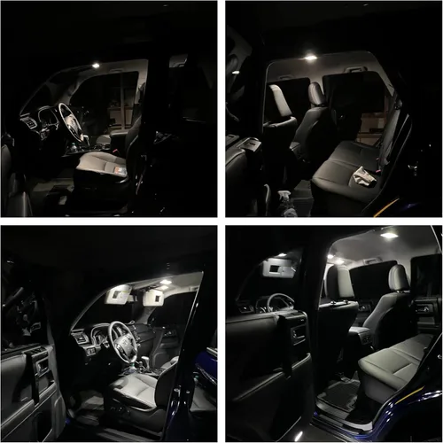 Miniatura 5 de Kit de 11 bombillas LED para interiores Dodge Dart 2013, 2014, 2015, 2016, mapa, cúpula, cajuela, espejo de tocador, luces de matrícula
