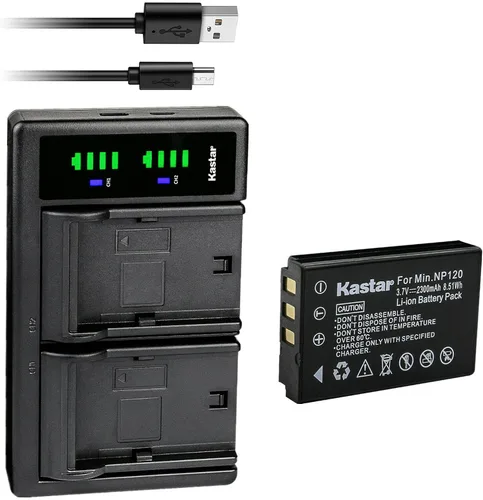 Miniatura 8 de Kastar Cargador de batería USB Q120 LTD2 compatible con cámara puente MN35Z FHD, Zoom BT-03, batería Zoom BT-03 B, Zoom Q8, cámara grabadora Zoom
