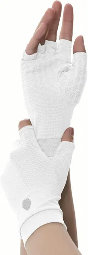 Miniatura 20 de Guantes sin dedos SPF para hombre y mujer, guantes de conducción unisex con protección solar UPF 50+ con gel de silicona