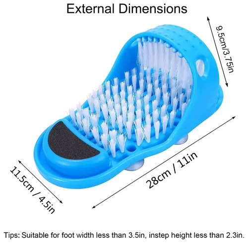 Miniatura 4 de Kissbuty Magic Feet Cleaner Simple Foot Scrubber Shower Spa Cepillo de limpieza fácil de pies exfoliante masajeador de pies para adultos unisex, 1