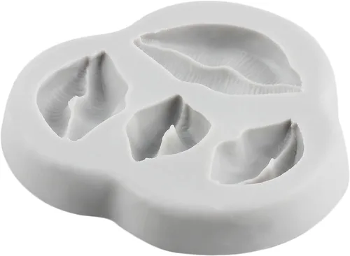 Miniatura 9 de Moldes de silicona con temática de maquillaje, moldes para fondant, para besos, labios, lápiz labial, perfume, pestañas, cepillo para decoración