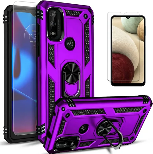 Miniatura 9 de STARSHOP Funda compatible con Moto G Pure, con protector de pantalla de vidrio templado incluido, protección contra caídas de grado militar a prueba