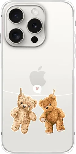 Miniatura 15 de Blingy's Funda para iPhone 15 Pro, lindo estilo de gato con patrón de flor de cerezo divertido diseño de animales de dibujos animados, funda Gato