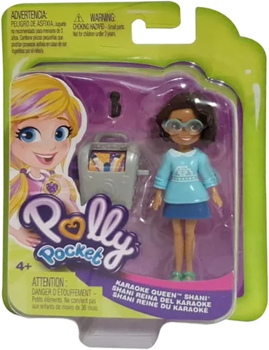 Polly Pocket Muñeca de postura activa, Zipline Shani