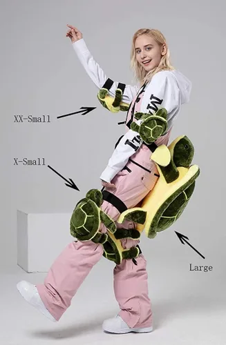 Miniatura 3 de Protective Gear for Skiing Skating Snowboarding Cute Turtle Tortoise Cushion Green
