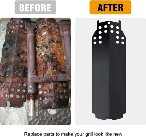Miniatura 4 de BBQ-PLUS Piezas de repuesto para parrilla Charbroil Classic 360 de 3 quemadores 463773717 G215-0203-W1 G320-0200-W1A, placas de calor, quemador