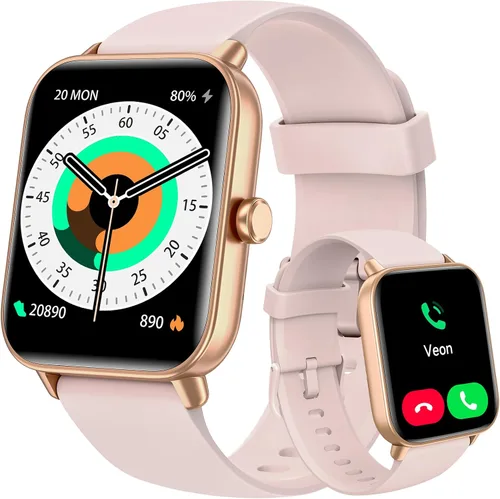 ENOMIR Reloj inteligente para hombres y mujeres, Alexa incorporado con función de llamada y pantalla HD anticaídas de 1.8 pulgadas mejorada 2025,