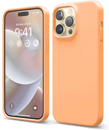 Miniatura 9 de elago Funda compatible con iPhone 14 Pro Max, de silicona líquida, funda protectora de cuerpo completo, a prueba de golpes, funda delgada