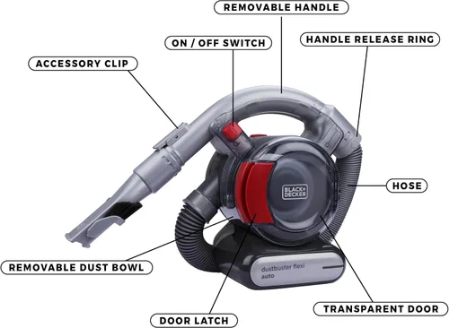 Miniatura 2 de BLACK+DECKER 12 V Flexi Auto Dustbuster