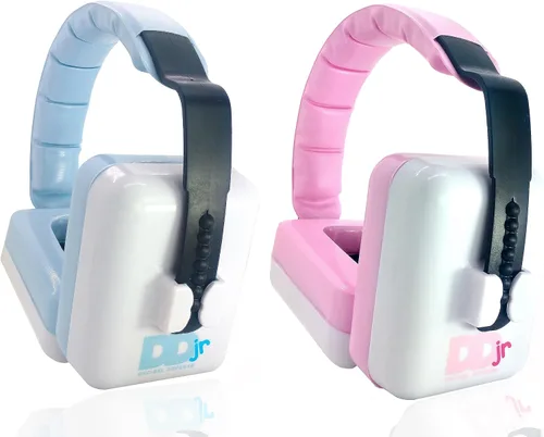 Miniatura 12 de Decibel Defense Jr. - Orejeras de protección auditiva NRR de 28 dB para niños, para bebés, bebés y niños pequeños, perfectas para la escuela, Azul